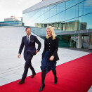 5. januar: Kronprins Haakon og Kronprinsesse Mette-Marit er til stede på NHOs årskonferanse på Operaen (Foto: Håkon Mosvold Larsen / Scanpix)